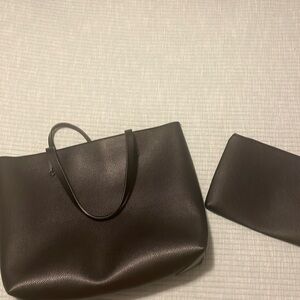 BP. Faux Leather Classic Tote